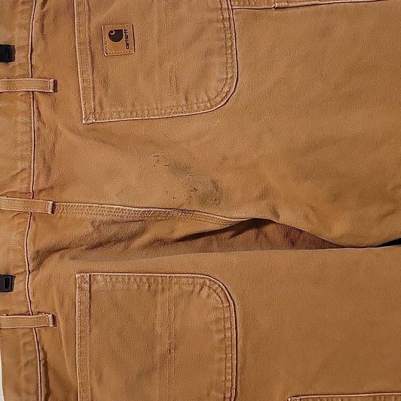 Carhartt B111 Brown Carpenter Work Pants Size 40x33 - Picture 7 of 8